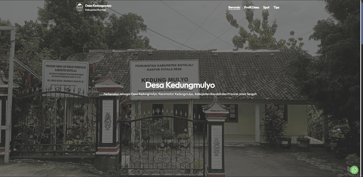 Digital Village Portal UI